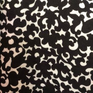 Zara Black & White Side Tie Crop Top